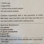 Insanity Nutrition Guide - Protein Pancake