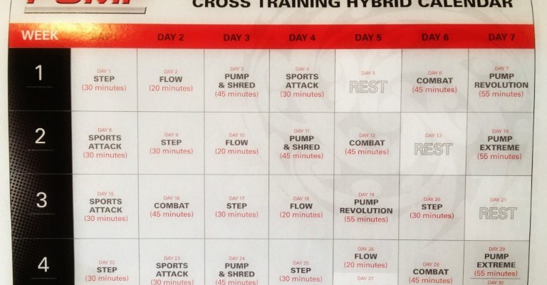 Cross Training? Try Les Mills PUMP Hybrid Schedule