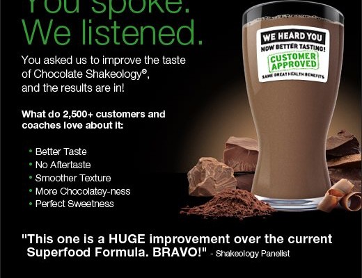 New Chocolate Shakeology flavor