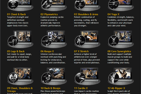 Modified P90X Schedule | The Fit Club Network