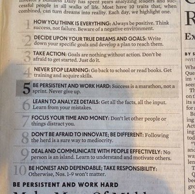 10 Secrets to Success