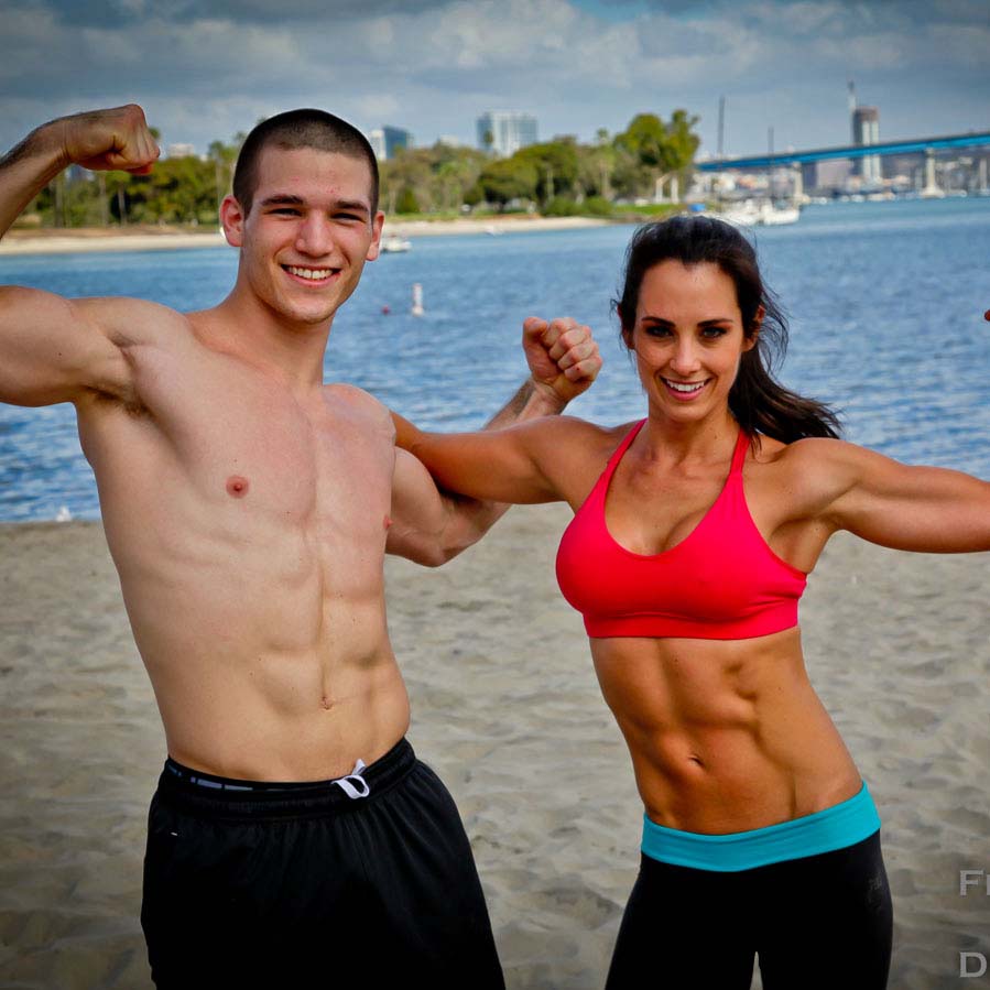 Autumn Calabrese Works Out with Our Team! | TheFitClubNetwork.com