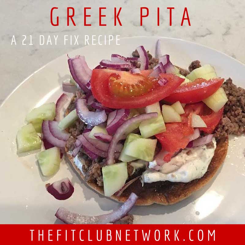 21 DAY FIX RECIPES: Greek Pita
