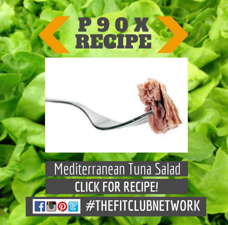 P90X TUNA SALAD RECIPE: Mediterranean Tuna Salad