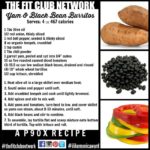 P90X RECIPES: Yam & Black Bean Burrito | TheFitClubNetwork.com