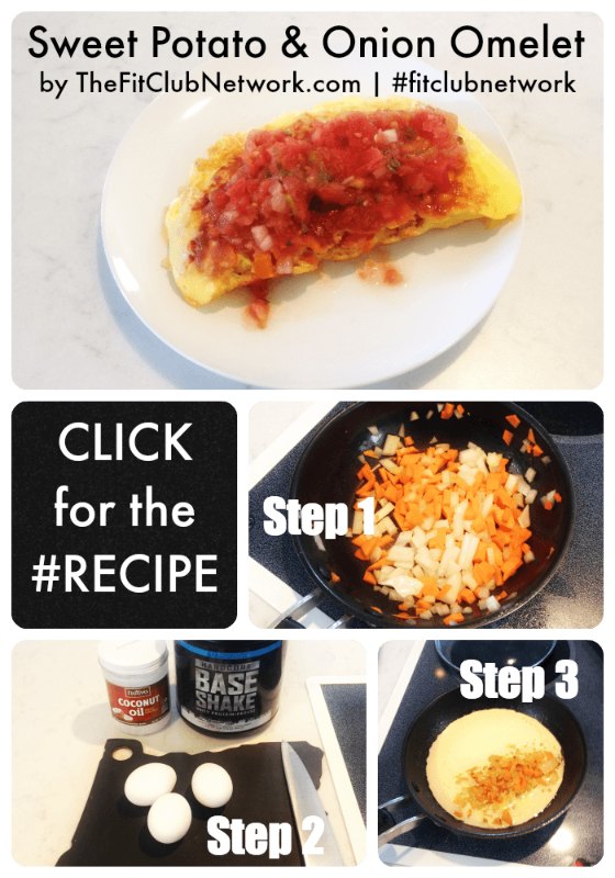 BODY BEAST BREAKFAST: Sweet Potato Omelet | by TheFitClubNetwork.com