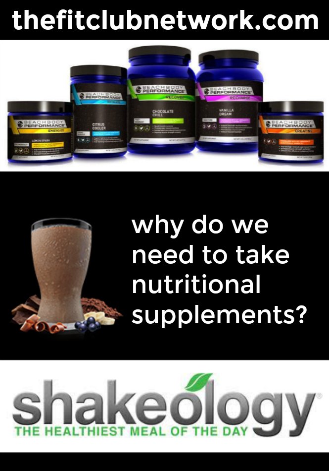 Why Do We Need to Take Nutritional Supplements? | TheFitClubNetwork.com