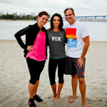 Autumn Calabrese with Coaches Dave and Monica Koon | TheFitClubNetwork.com