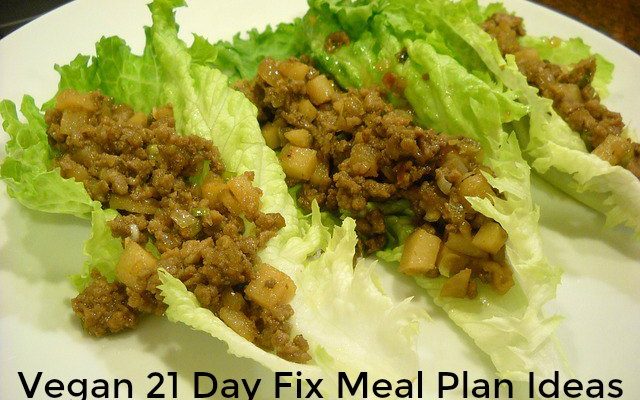 Vegan 21 Day Fix Meal Plan Ideas