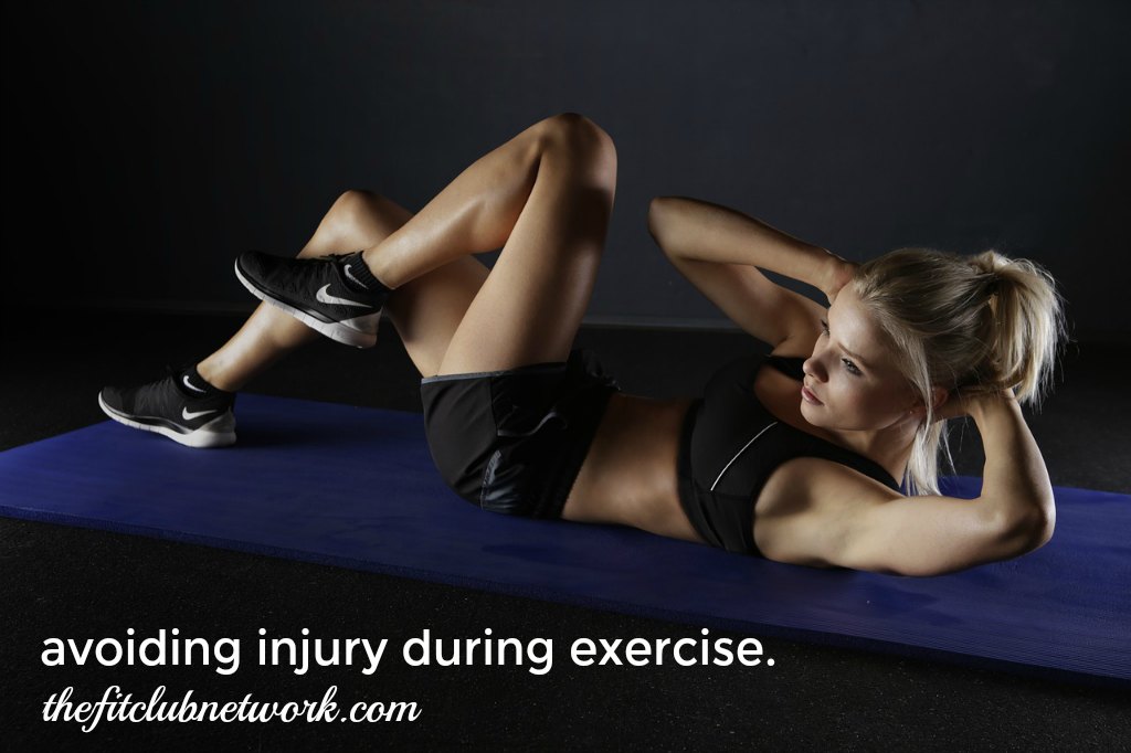Avoiding Injury During Exercise | TheFitClubNetwork.com