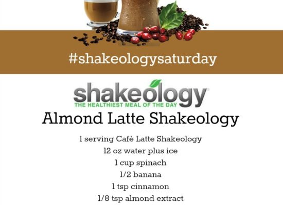 CAFE LATTE SHAKEOLOGY RECIPE: Almond Latte