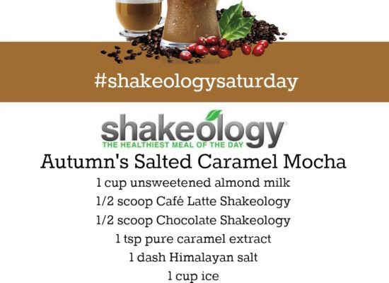 CHOCOLATE & CAFE LATTE SHAKEOLOGY RECIPE: Autumns Salted Caramel Mocha