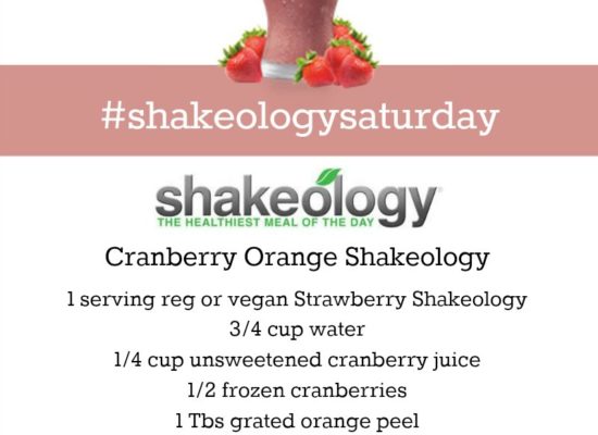 STRAWBERRY SHAKEOLOGY RECIPE: Cranberry Orange
