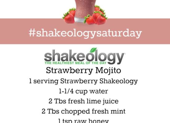 STRAWBERRY SHAKEOLOGY RECIPE: Strawberry Mojito