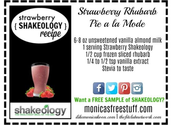 STRAWBERRY SHAKEOLOGY RECIPE: Strawberry Rhubarb Pie