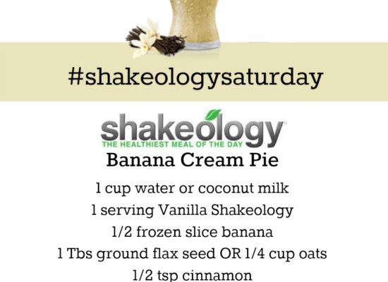 VANILLA SHAKEOLOGY RECIPE: Banana Cream Pie