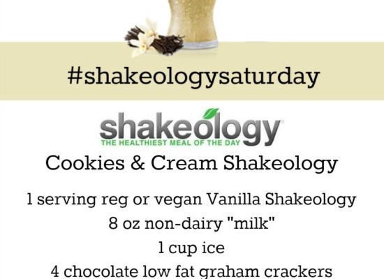 VANILLA SHAKEOLOGY RECIPE: Cookies and Cream