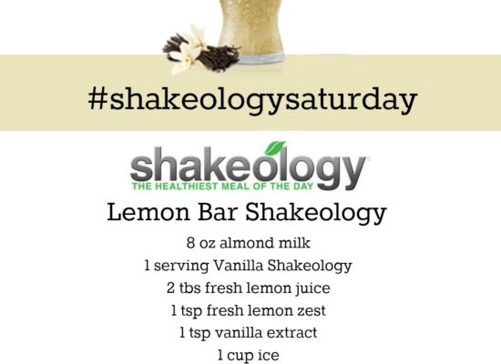 VANILLA SHAKEOLOGY RECIPE: Lemon Bar