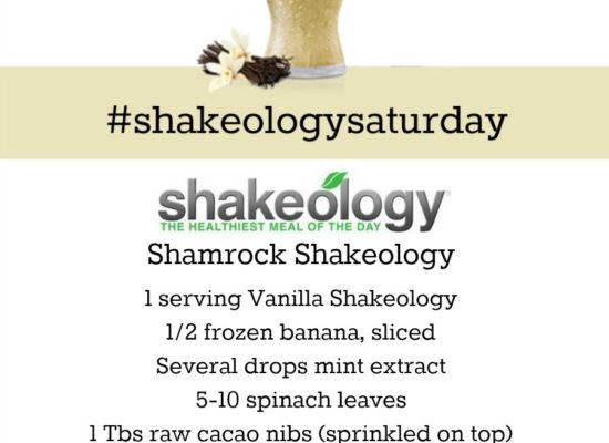 VANILLA SHAKEOLOGY RECIPE: Shamrock Shakeology