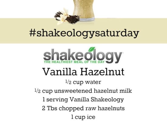 VANILLA SHAKEOLOGY RECIPE: Vanilla Hazelnut