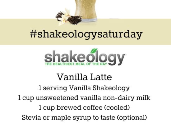 VANILLA SHAKEOLOGY RECIPE: Vanilla Latte