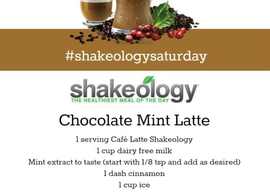 CHOCOLATE & CAFE LATTE SHAKEOLOGY RECIPE: Chocolate Mint Latte