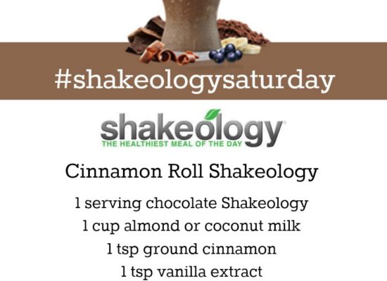 CHOCOLATE SHAKEOLOGY RECIPE: Cinnamon Roll