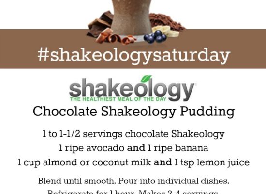 CHOCOLATE SHAKEOLOGY RECIPE: Chocolate Pudding
