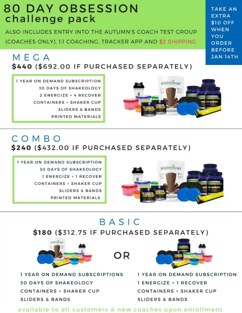 80 Day Obsession Option 1 (for NEW customers) | TheFitClubNetwork.com