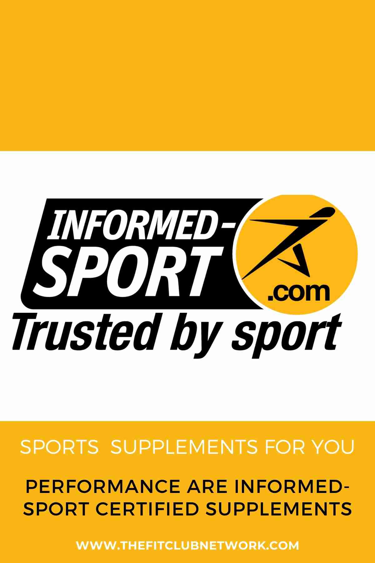 Performance are Informed Sport Certified Supplements