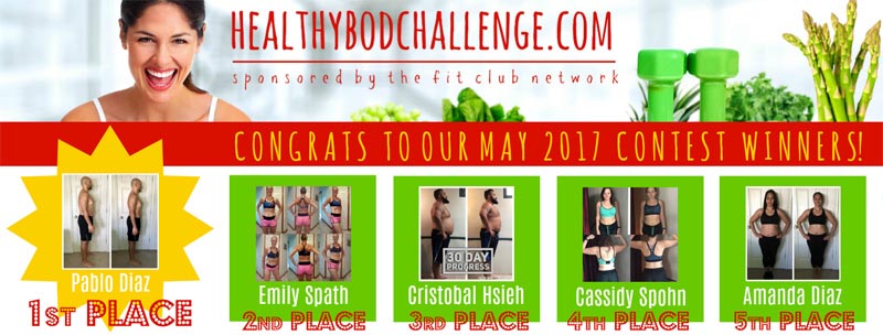 Healthy Bod Challenge Weight Loss Transformation Winners — MAY 2017 | THEFITCLUBNETWORK.COM