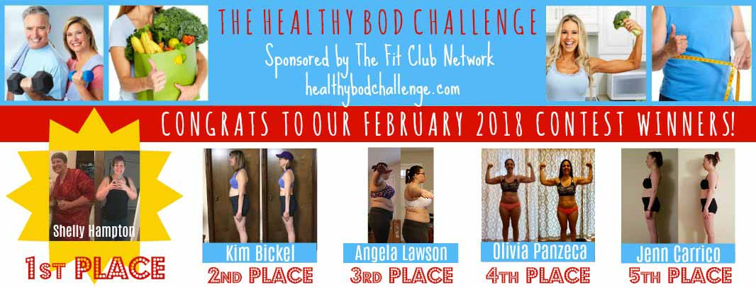 Healthy Bod Challenge Weight Loss Transformation Winners — FEBRUARY 2018 | THEFITCLUBNETWORK.COM