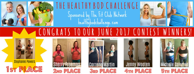 Healthy Bod Challenge Weight Loss Transformation Winners — JUNE 2017 | THEFITCLUBNETWORK.COM
