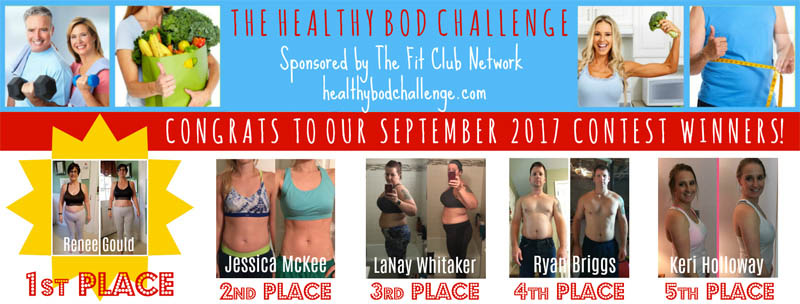 Healthy Bod Challenge Weight Loss Transformation Winners — SEPTEMBER 2017 | THEFITCLUBNETWORK.COM