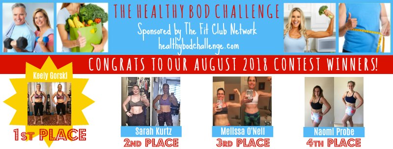 Healthy Bod Challenge Weight Loss Transformation Winners — AUGUST 2018 | THEFITCLUBNETWORK.COM