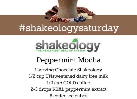 CHOCOLATE SHAKEOLOGY RECIPE: Peppermint Mocha
