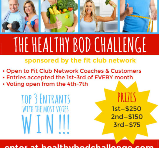 Enter the Healthy Bod Challenge Weight Loss Transformation Contest! | HEALTHYBODCHALLENGE.COM