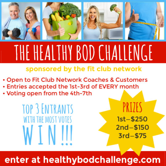 Enter the Healthy Bod Challenge Weight Loss Transformation Contest! | HEALTHYBODCHALLENGE.COM