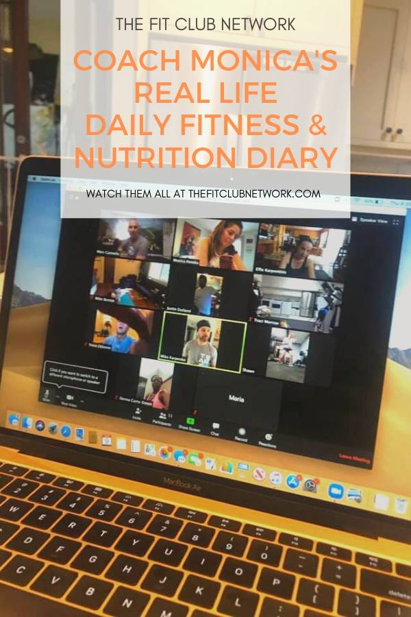 Coach Monica's Daily Fitness Diary | THEFITCLUBNETWORK.COM