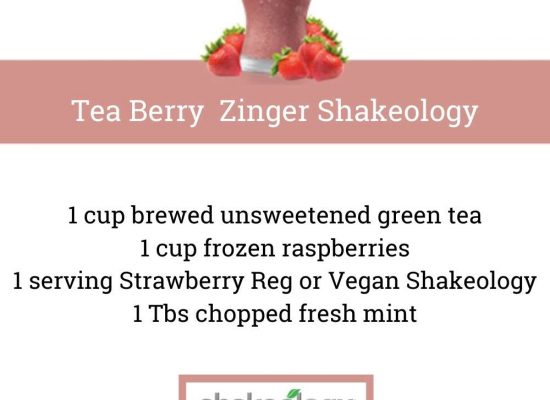 STRAWBERRY SHAKEOLOGY RECIPE: Teaberry Zinger