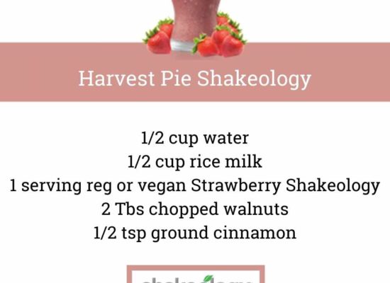 STRAWBERRY SHAKEOLOGY RECIPE: Harvest Pie