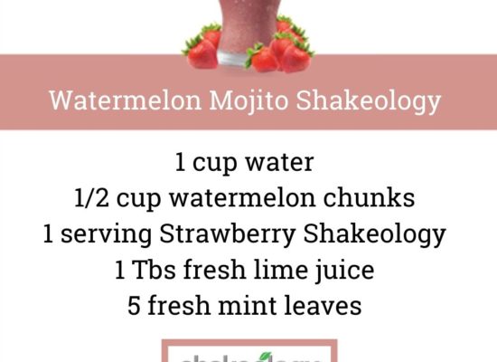 STRAWBERRY SHAKEOLOGY RECIPE: Watermelon Mojito
