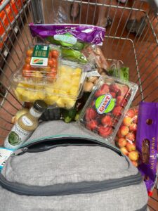Healthy food in shopping cart | THEFITCLUBNETWORK.COM