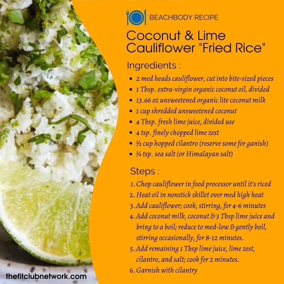 Lime Cauliflower Fried Rice