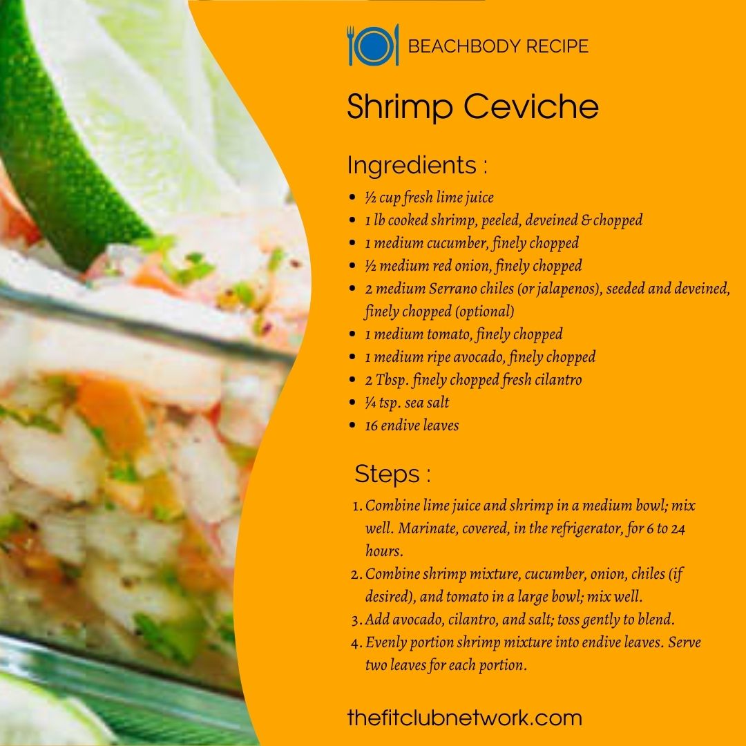 Shrimp Ceviche - The Fit Club Network