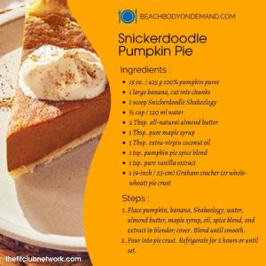 Snickerdoodle Pumpkin Pie